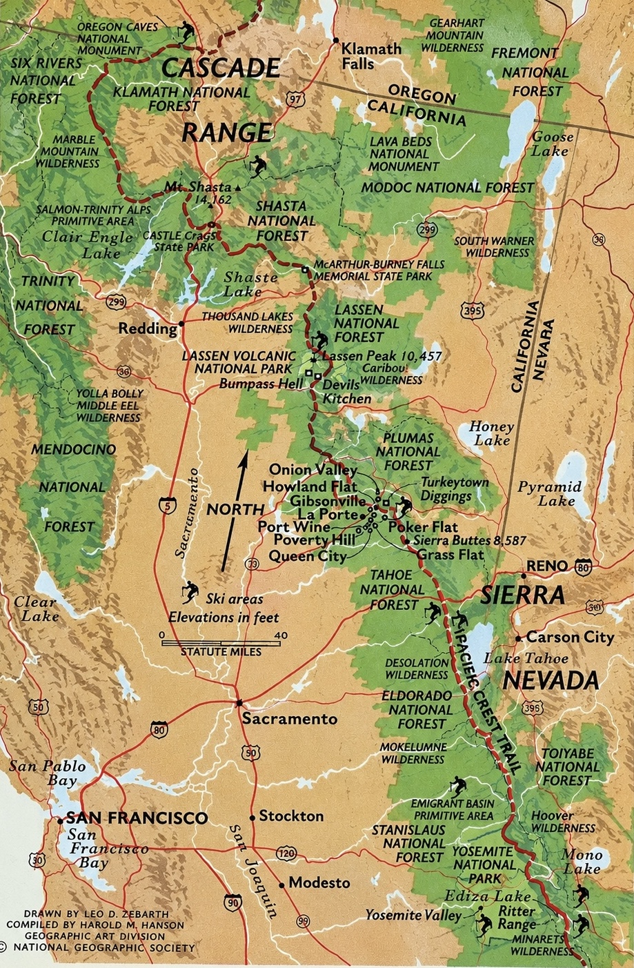 Map of Northern California