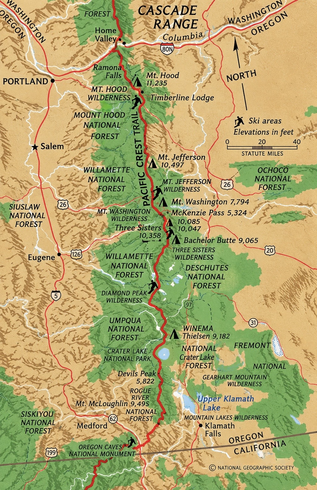 Oregon Map