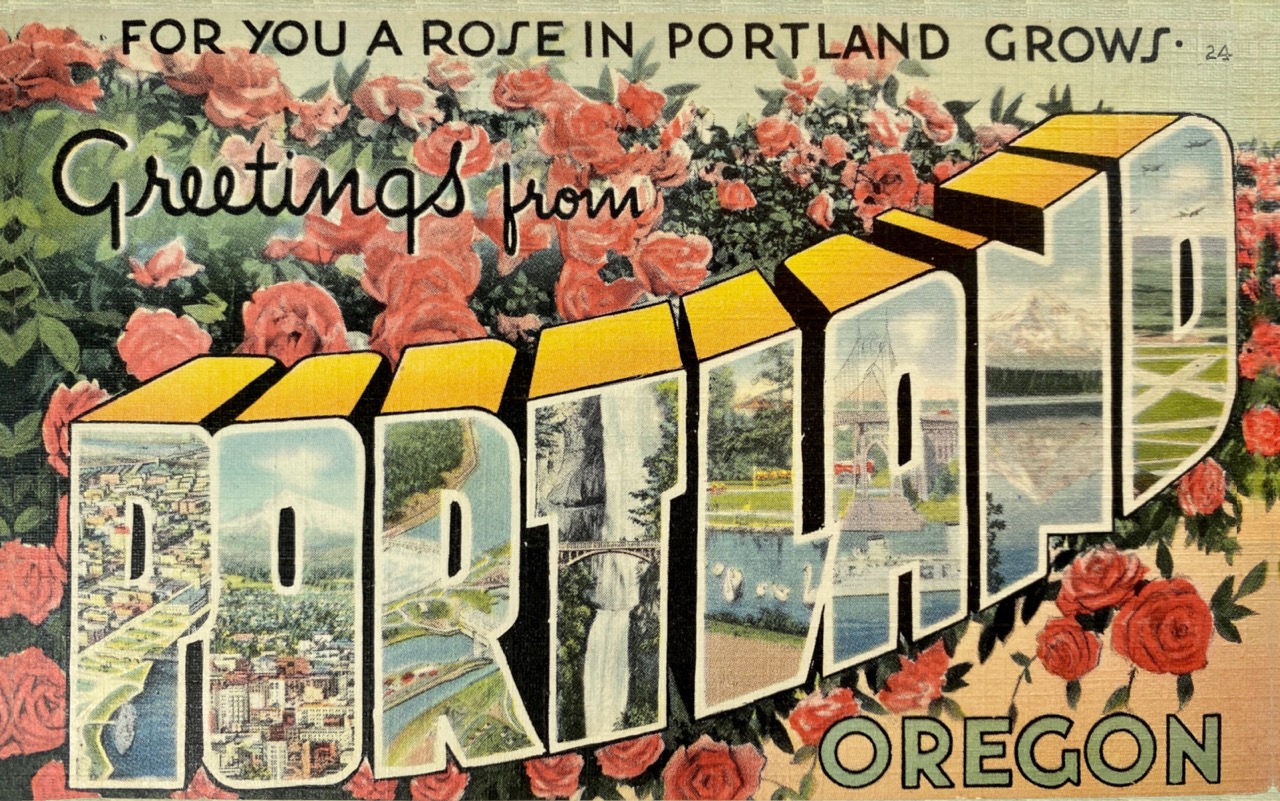 For You a Rose in Portland Grows — Front