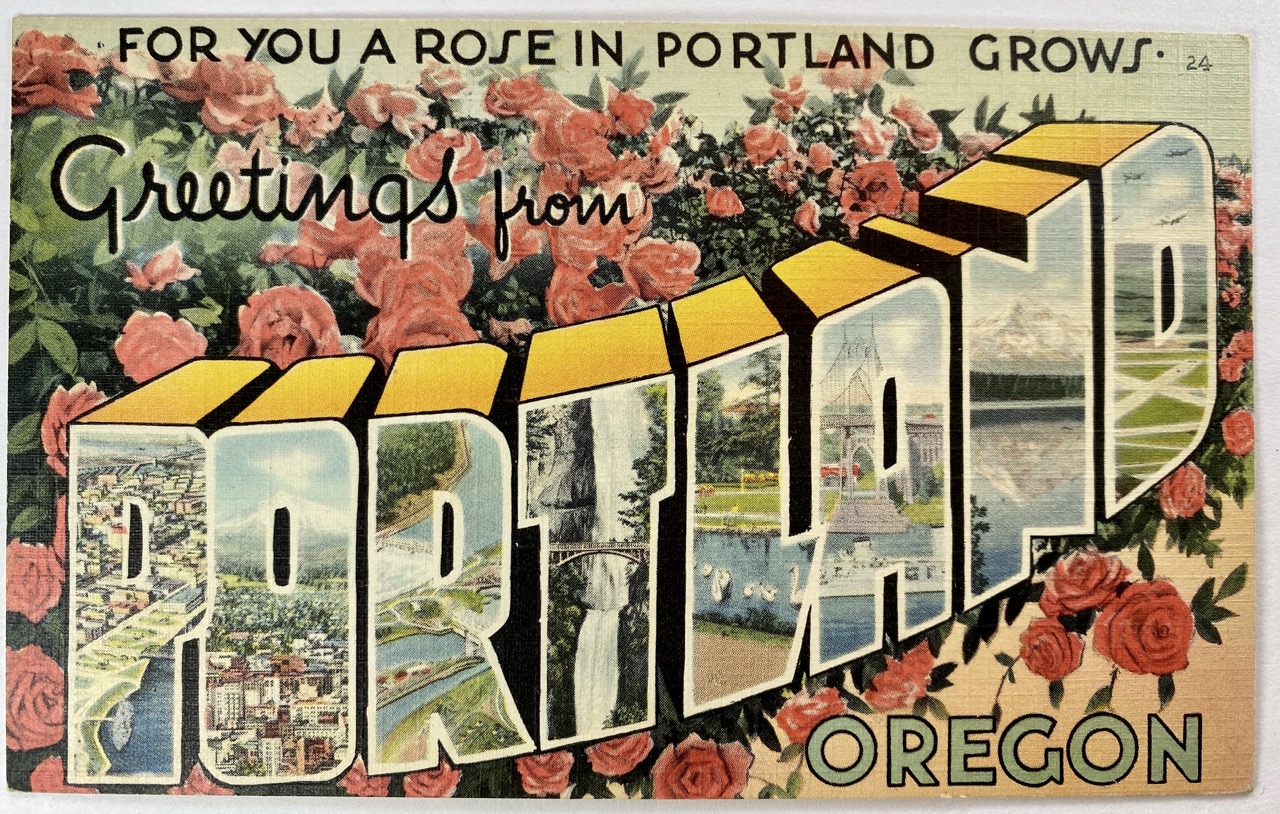 For You a Rose in Portland Grows — Original