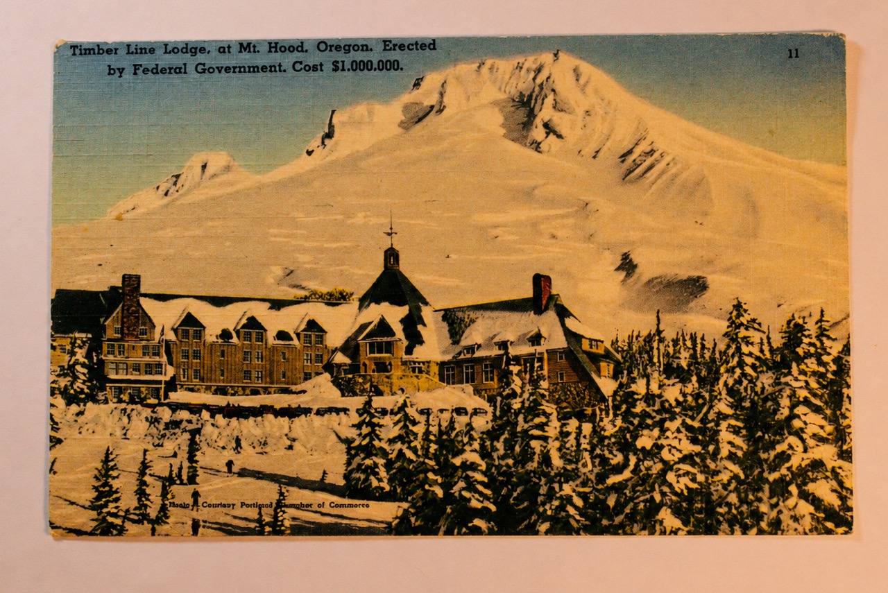 Timberline Lodge, Late Winter at Sunset — Original