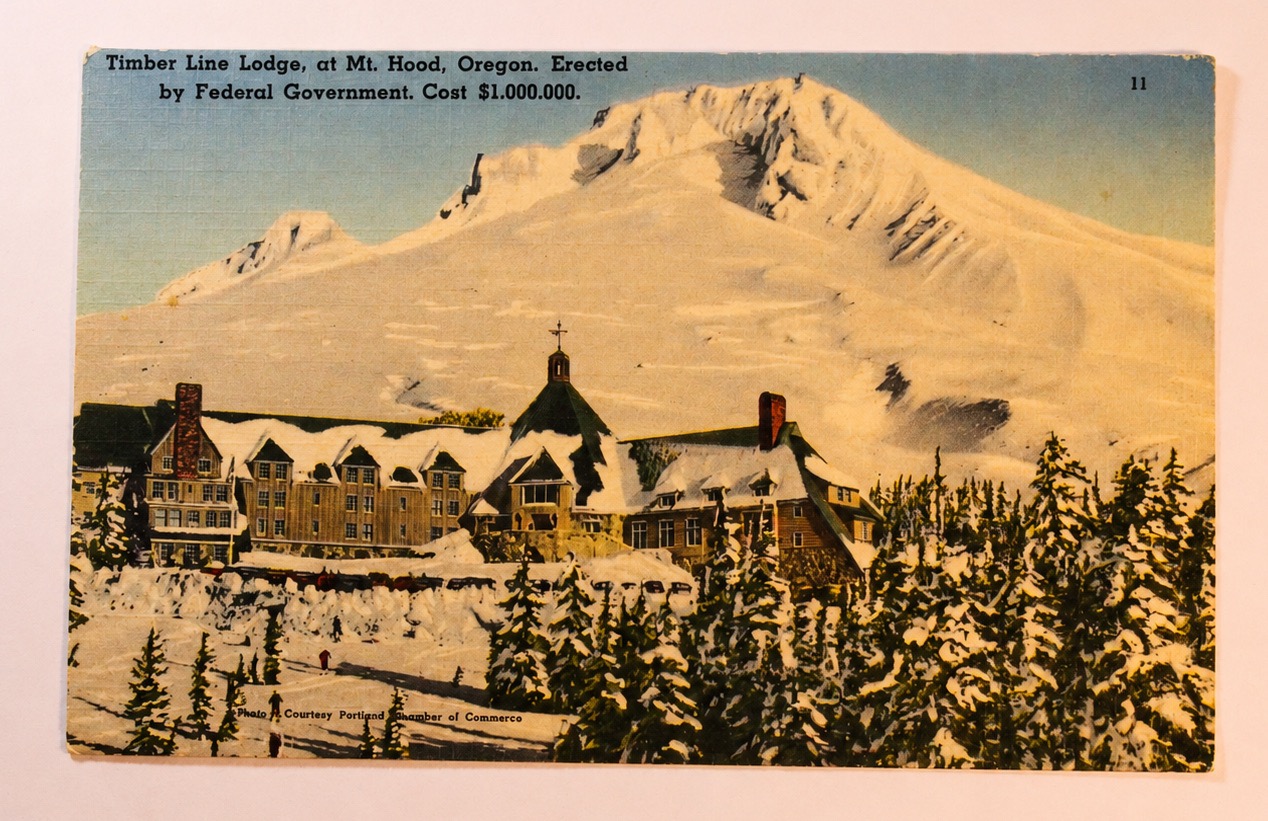 Timberline Lodge, Late Winter at Sunset — Original