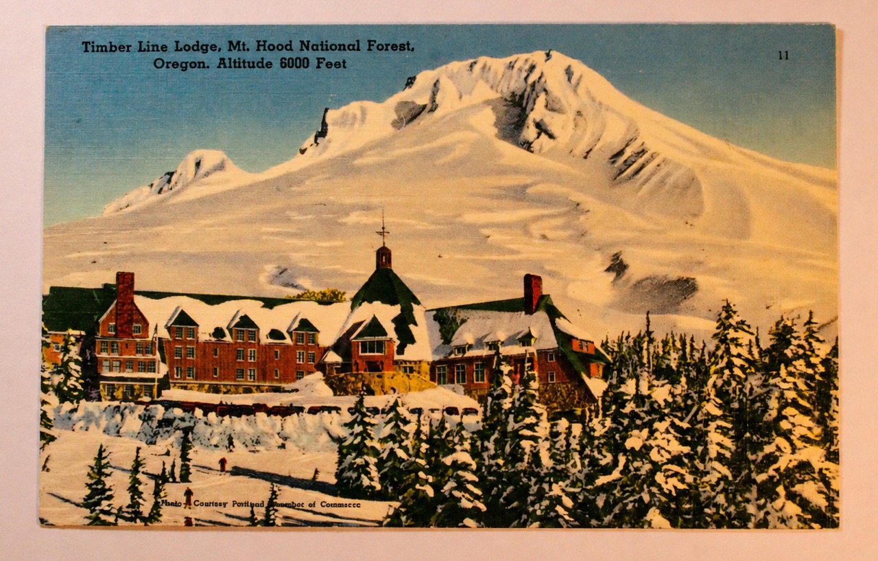 Timberline Lodge, Late Winter at Sunset — Original
